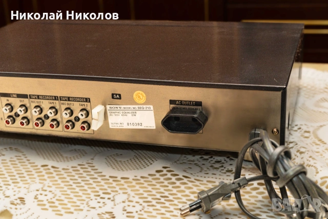 SONY SEQ-210 графичен 9 бандов еквалайзер, снимка 6 - Еквалайзери - 55212219