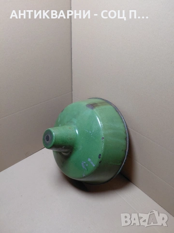 Соц Стара Емалйрана Лампа. НОМЕР 1799., снимка 6 - Антикварни и старинни предмети - 54370932