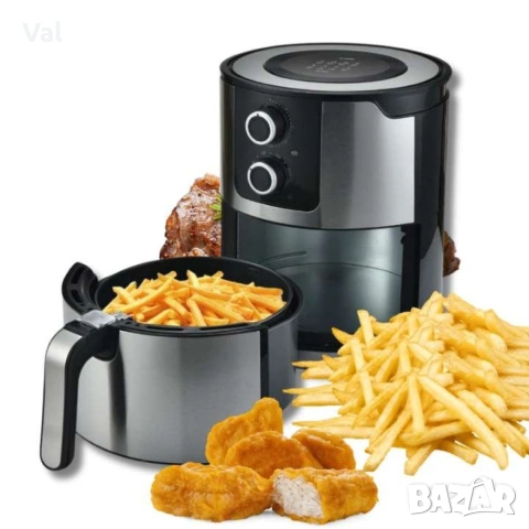 ФРИТЮРНИК С ГОРЕЩ ВЪЗДУХ /Air Fryer, снимка 5 - Фритюрници - 54671436