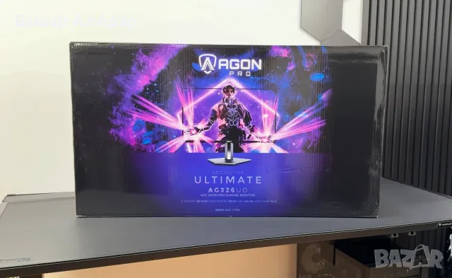 монитор 4К олед АOC AGON PRO AG326UD като нов, снимка 4 - Монитори - 55380185