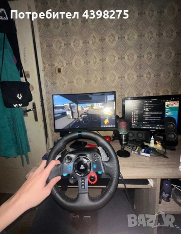 Здравейте продавам Logitech G 29, снимка 6 - Клавиатури и мишки - 54149481