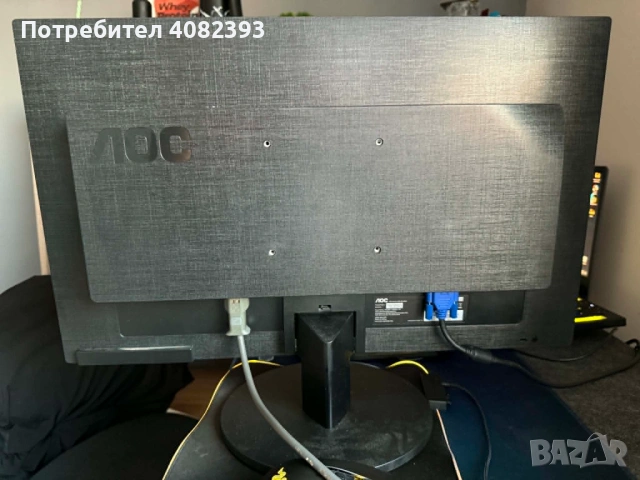 23.6-инчов Full HD монитор AOC M2470SW, снимка 5 - Монитори - 54902024