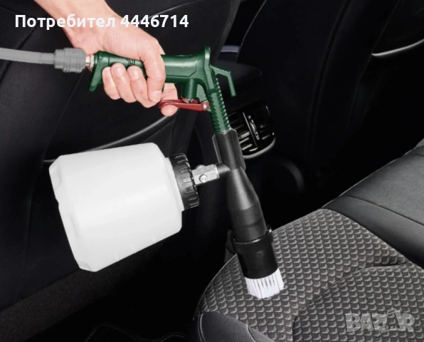 Пневматичен пистолет за почистване Parkside 1000 ml, 6.2 bar, снимка 2 - Други инструменти - 54371191