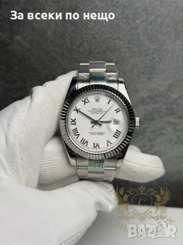 Rolex Datejust silver Мъжки Часовник С Автоматичен Механизъм Код Chronolux1