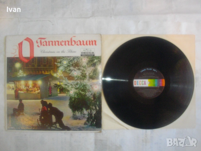 Werner Muller O, Tannenbaum Christmas On The Rhine LP 1956 Decca record DL 8388 ГРАМОФОННА ПЛОЧА, снимка 2 - Грамофонни плочи - 54622335