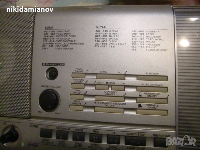 Продавам синтезатор YAMAHA YPT-400 запазен   , снимка 5 - Синтезатори - 54403183