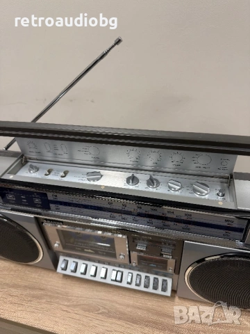 🔈Рядък колекционерски радиокасетофон с нормална и микро касета Sanyo M-W50K🔈, снимка 5 - Радиокасетофони, транзистори - 54322137