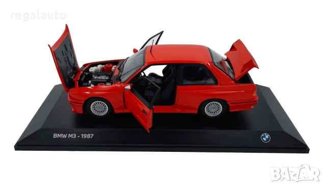 80435A5D018,умален модел,die-cast BMW M3 STREET 1987(E30)1:18, снимка 4 - Колекции - 55231036