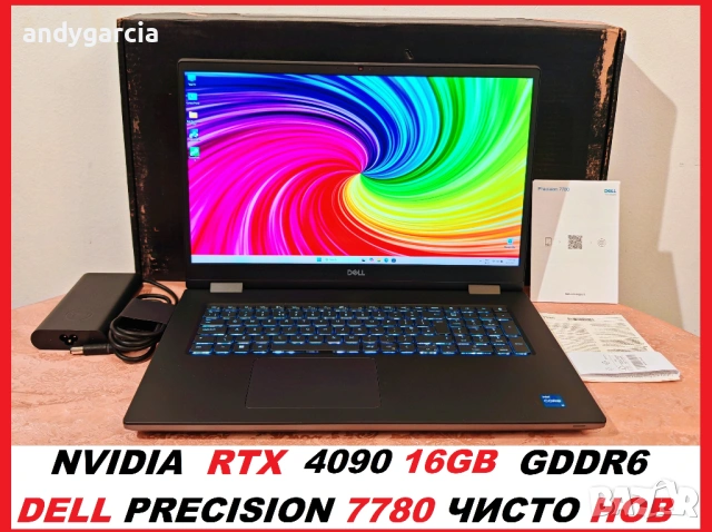 NVidia RTX Ada 5000 16GB/Core i5-13600HX/16G RAM/256GB SSD/17.3 IPS 100% DCI-P3/Dell Precision 7780 