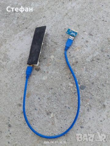 PCI-E extender/Екстендър с 6 pin, снимка 2 - Кабели и адаптери - 54734667