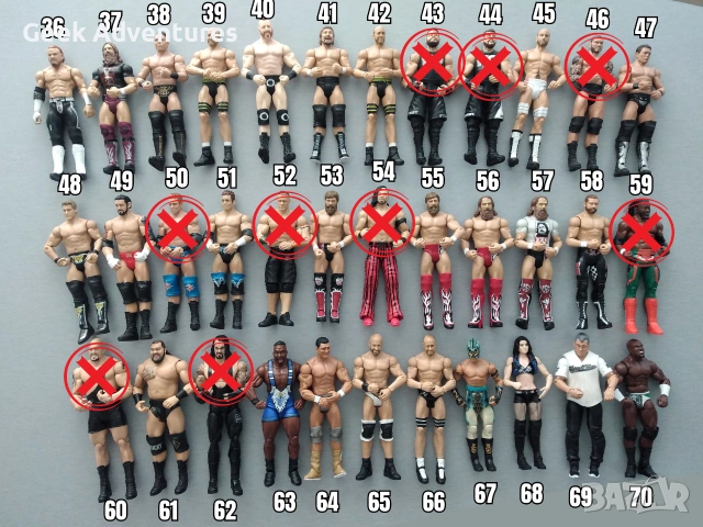 Кечисти Екшън Фигурки WWE Pro-Wrestling Кеч Играчки John Cena Randy Orton Brock Lesnar 3/3, снимка 2 - Фигурки - 46367335