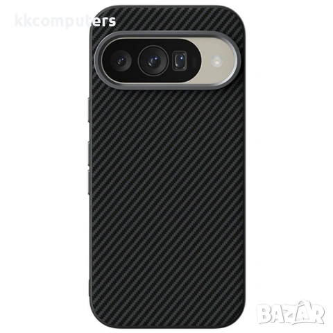 ABEEL за Google Pixel 10 / 10 Pro Ултратънък Магнитен Калъф с Carbon Fiber Текстура и Скрийн Протект, снимка 5 - Калъфи, кейсове - 55102902