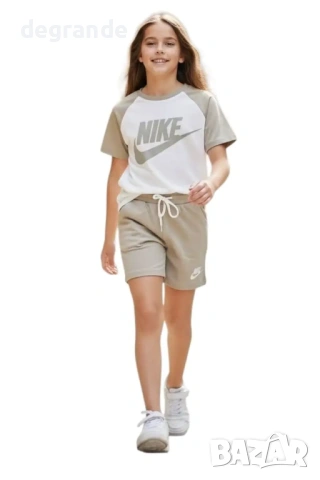 👚Детски Комплект за Момиче 💫Nike💫 Розово Бежово Лилаво 🤌2 4 6 8 10г., снимка 2 - Детски комплекти - 54814081