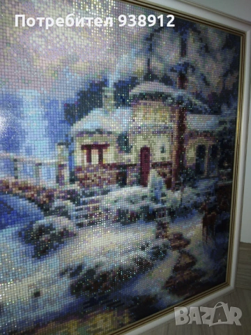 Диамантена картина "Зимна приказка", снимка 3 - Картини - 54175001