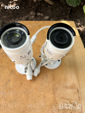 2бр. 4MP Bullet IP камера Hikvision DS-2CD2043G0-I с нощен режим до 30m, с аналитични функции