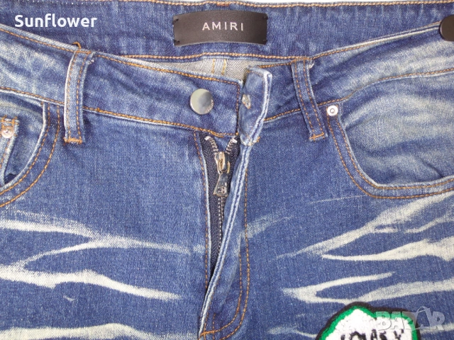Мъжки дънки AMIRI W32 L30  , снимка 8 - Дънки - 54606663