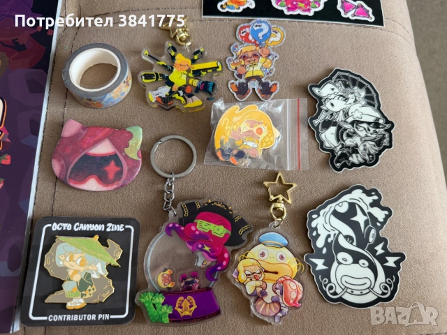 Octo Canyon Splatoon zine нов, рядък комплект от 2021 г., снимка 2 - Други игри и конзоли - 54736720