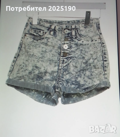 Дамски дънкови панталонки Н&М 