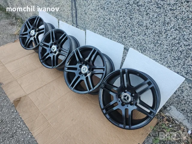 17" оригинални AMG джанти за Мерцедес, спорт пакет, 5х112, ц.о. 66,6, снимка 3 - Гуми и джанти - 55534529