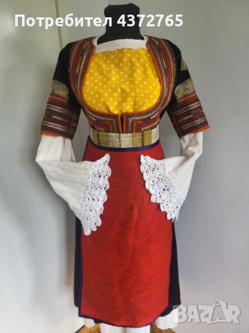 #95 Кюстендилска носия , снимка 8 - Антикварни и старинни предмети - 54367792