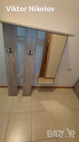 Етажерка портманто за антре с поставка за обувки и огледало., снимка 6 - Портманта - 54150167