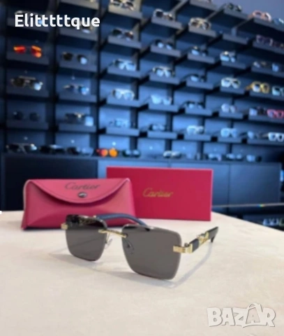 очила с черен обикновен калъф и ув защита chanel cartier Gucci, снимка 11 - Слънчеви и диоптрични очила - 54906041