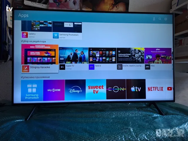 Samsung 55 инча Самсунг 4K LED HDR Smart WiFi смарт ЛЕД - с нова подсветка!, снимка 2 - Телевизори - 55467646