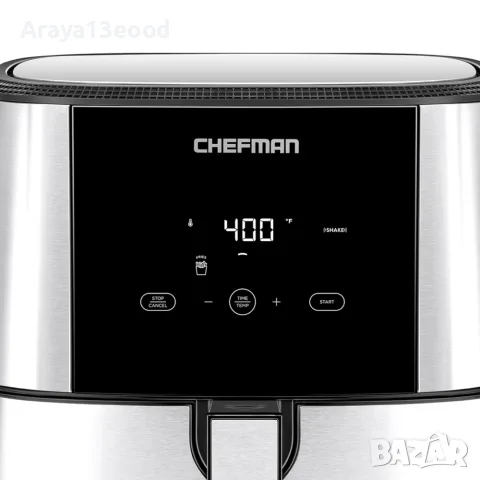 Дигитален еър фрайър Chefman TurboFry Touch XL 7.6L, 1800W, сензорно управление, снимка 4 - Фритюрници - 55308314