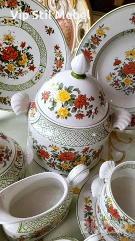 Огромен сервиз за хранене и кафе Villeroy & Boch Summer Day , снимка 2 - Сервизи - 55406618