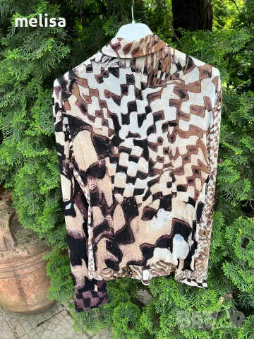 Roberto Cavalli копринена риза, снимка 6 - Ризи - 55332646