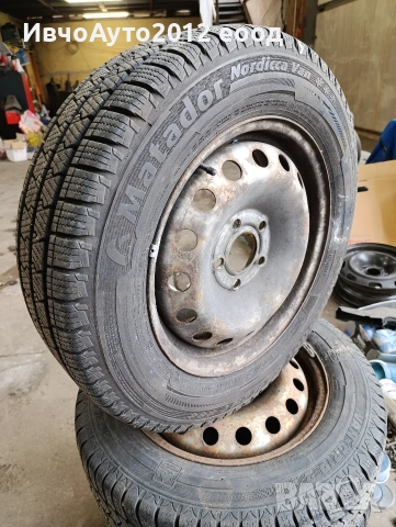Зимни гуми с джанти Opel vivaro Renault trafic Nissan primastar, снимка 3 - Гуми и джанти - 54640530