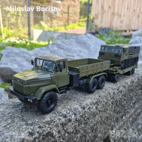 Краз/ремарке/АТС-59Г в мащаб 1:43