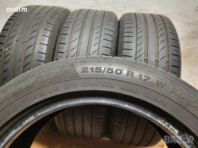  215/50/17 Continental / летни гуми, снимка 8 - Гуми и джанти - 54046151