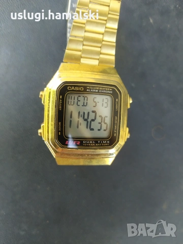 Ретро часовник Casio, снимка 2 - Антикварни и старинни предмети - 54537474