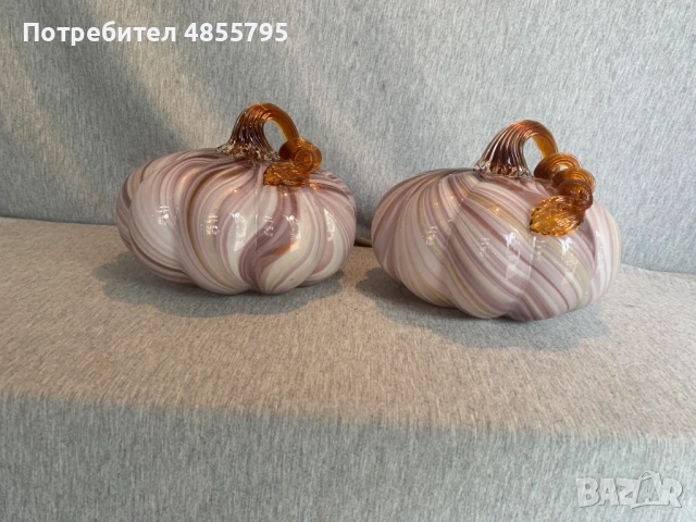 рисувани стъклени тикви , снимка 3 - Антикварни и старинни предмети - 54895656