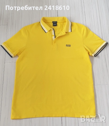 Hugo Boss Paddy Pique Cotton Regular Fit Mens Size L НОВО! ОРИГИНАЛНА Тениска!