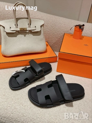 Чехли Hermes 43 44, снимка 2 - Мъжки чехли - 54511302
