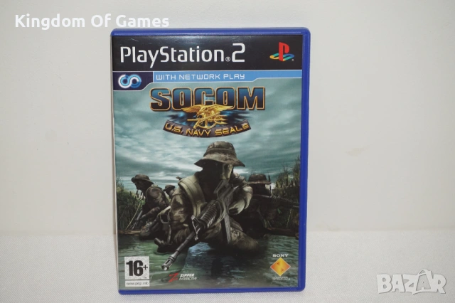 Игра SOCOM: US Navy SEALs за PS2 С Оригинална Кутия и Оригинален микрофон със слушалка, снимка 3 - Игри за PlayStation - 54099908