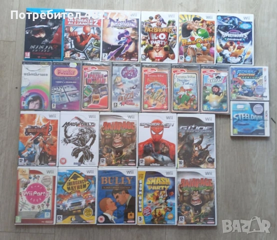 PSP и Nintendo игри