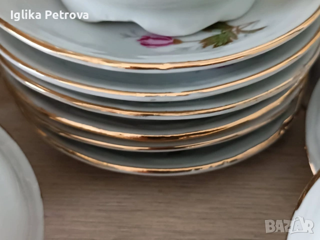 Сервиз Горски слез-Барок, снимка 11 - Антикварни и старинни предмети - 54596268