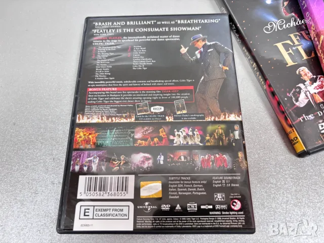 3 DVD диска с танцови изпълнения Майкъл Флетли (Michael Flatley), снимка 9 - DVD дискове - 55313629