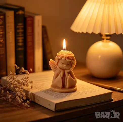 Молд ангел с венец (11), снимка 3 - Форми - 55317299