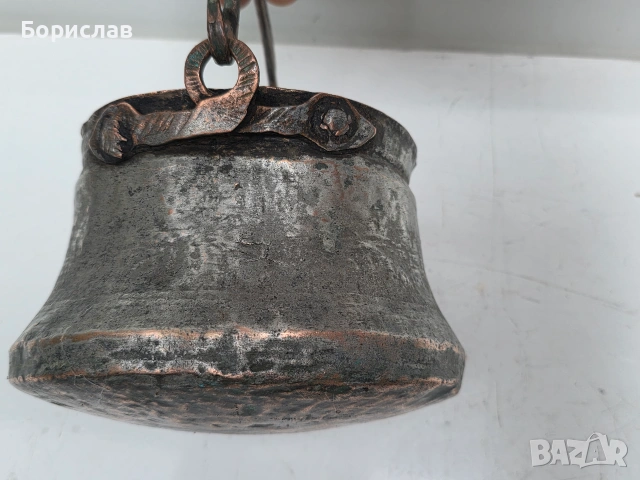 Медно котле 2 л., снимка 6 - Антикварни и старинни предмети - 55125302