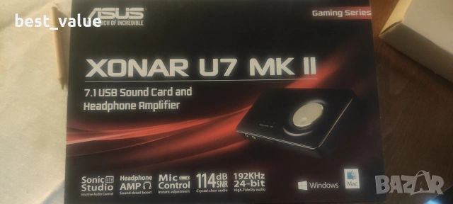 DAC / ЦАП + Asus Xonar MKII, снимка 2 - Други - 55066144