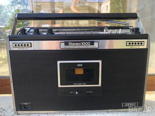 радиокасетофон SANKEI TCR-1000H(Japan) , снимка 11 - Радиокасетофони, транзистори - 55554936