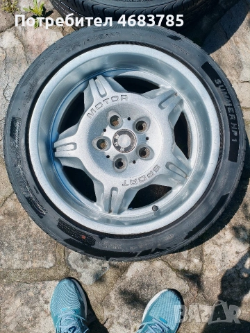 17" Джанти Мотор спорт с гуми за Бмв, снимка 5 - Гуми и джанти - 54745726