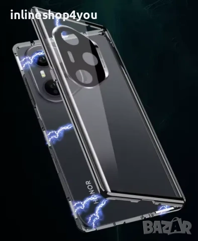 Двоен Магнитен Кейс за Honor 600 Lite със защита на камерите