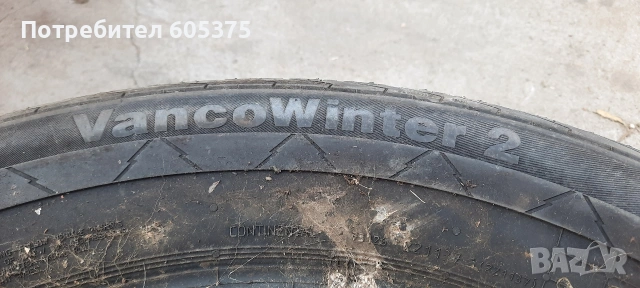 215/60 R 17 C Continental 2бр. зимни бусови гуми, снимка 4 - Гуми и джанти - 54794234