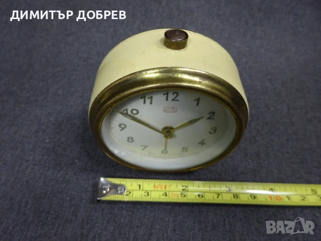 СТАР РЕТРО СОЦ МЕХАНИЧЕН ЧАСОВНИК БУДИЛНИК UMF RUHLA DDR, снимка 6 - Антикварни и старинни предмети - 54113508