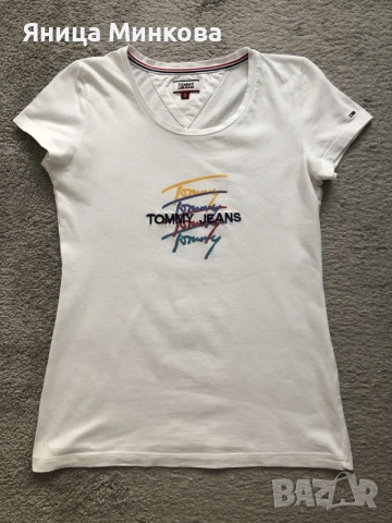 Дамска тениска Tommy Jeans, снимка 3 - Тениски - 55448329